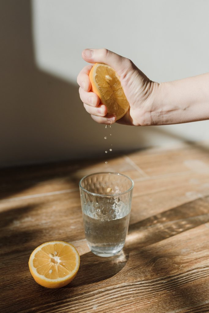 Water with lemon